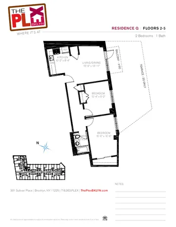 $4,165 | 301 Sullivan Place, Unit 4Q | Crown Heights