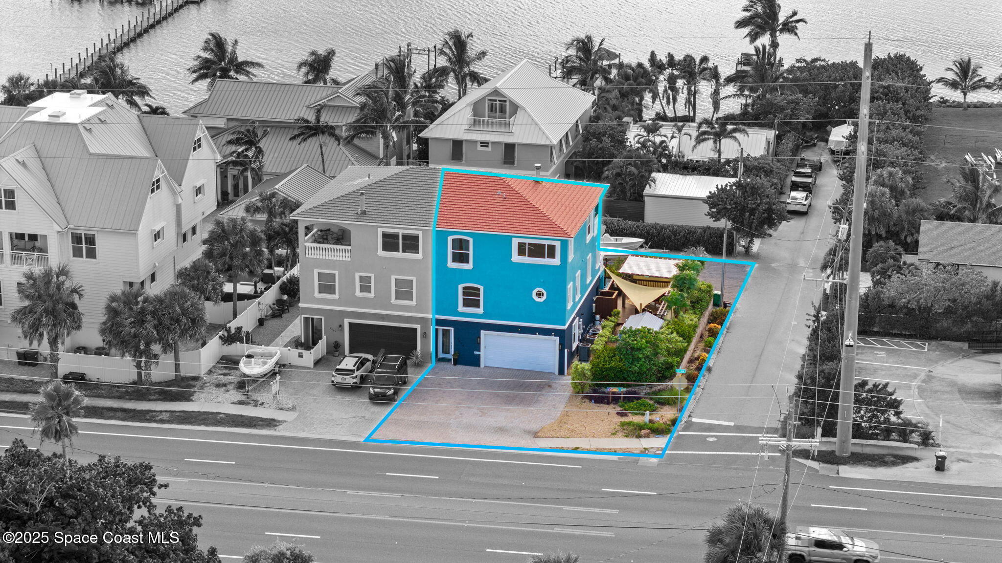 2694 South Atlantic Avenue Cocoa Beach, FL 32931 - Photo 58 of 72 an aerial view of multiple houses