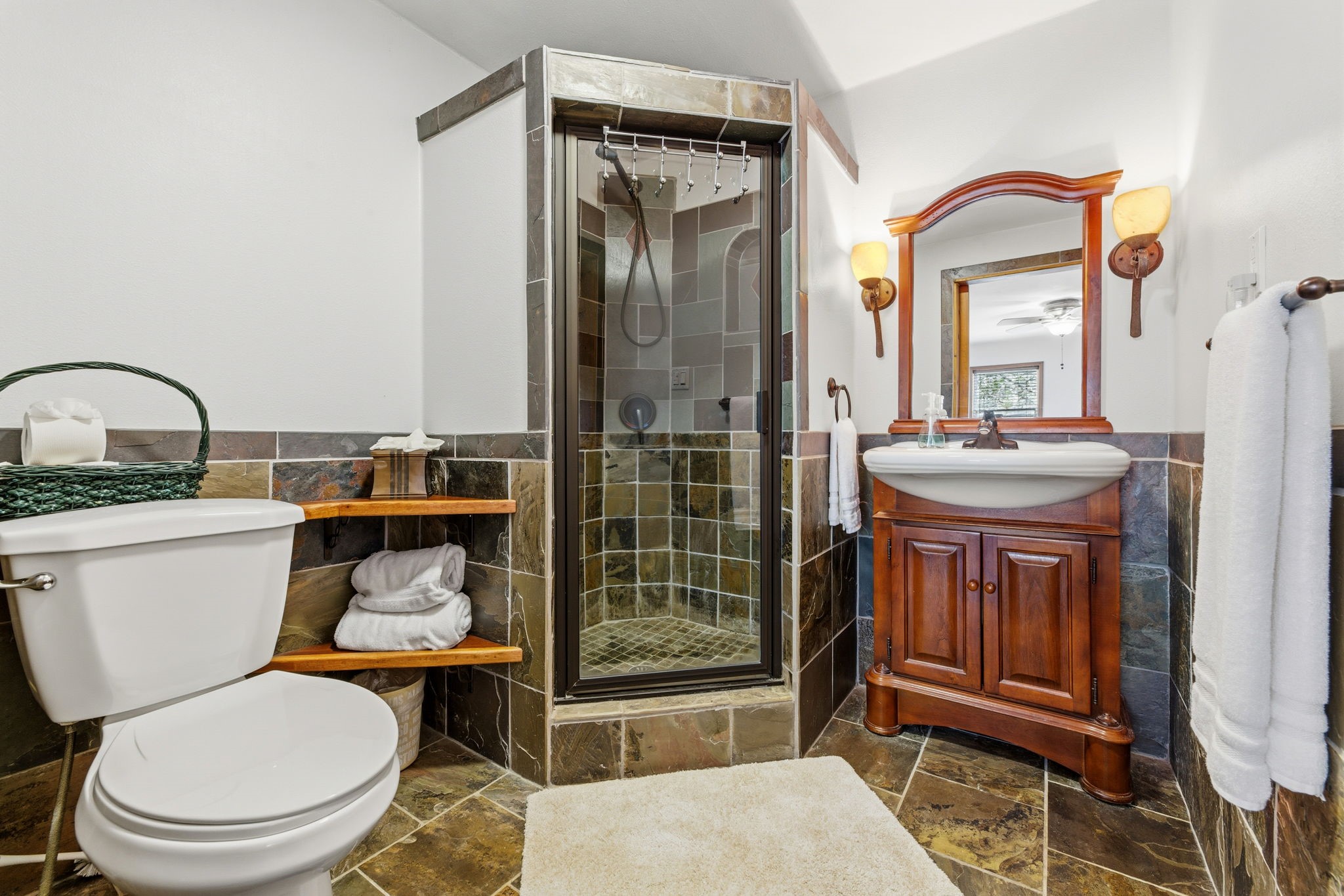 319 Venture Boulevard South Point Venture, TX 78645 - Photo 14 of 25 Ensuite bathroom located on the upper level.