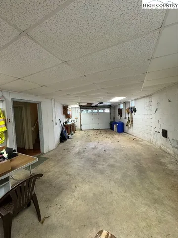 a room with storage and utility