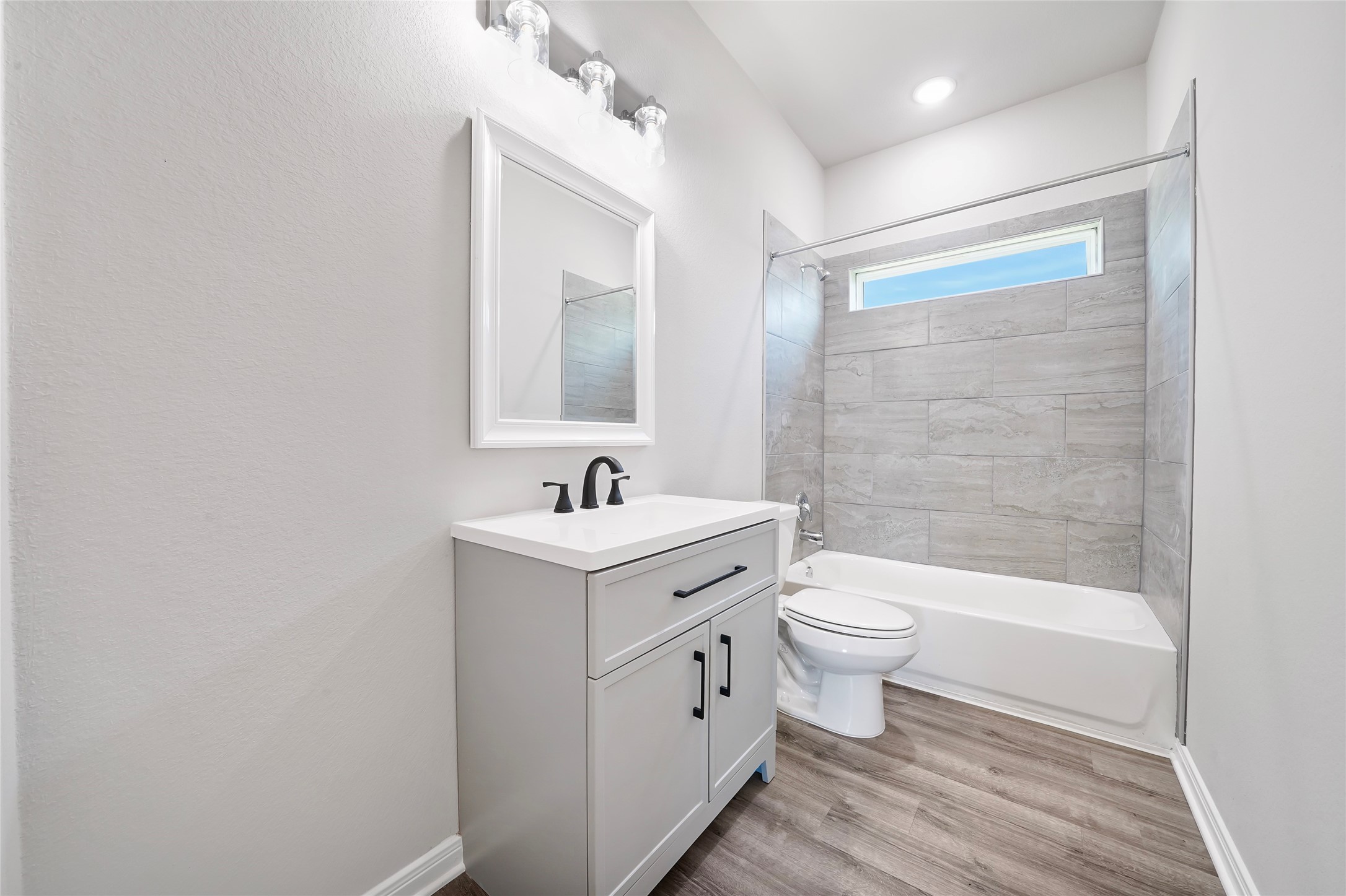 222 Spruce Lake Road Houston, TX 77336 - Photo 21 of 21 a bathroom with a bathtub shower sink mirror and toilet