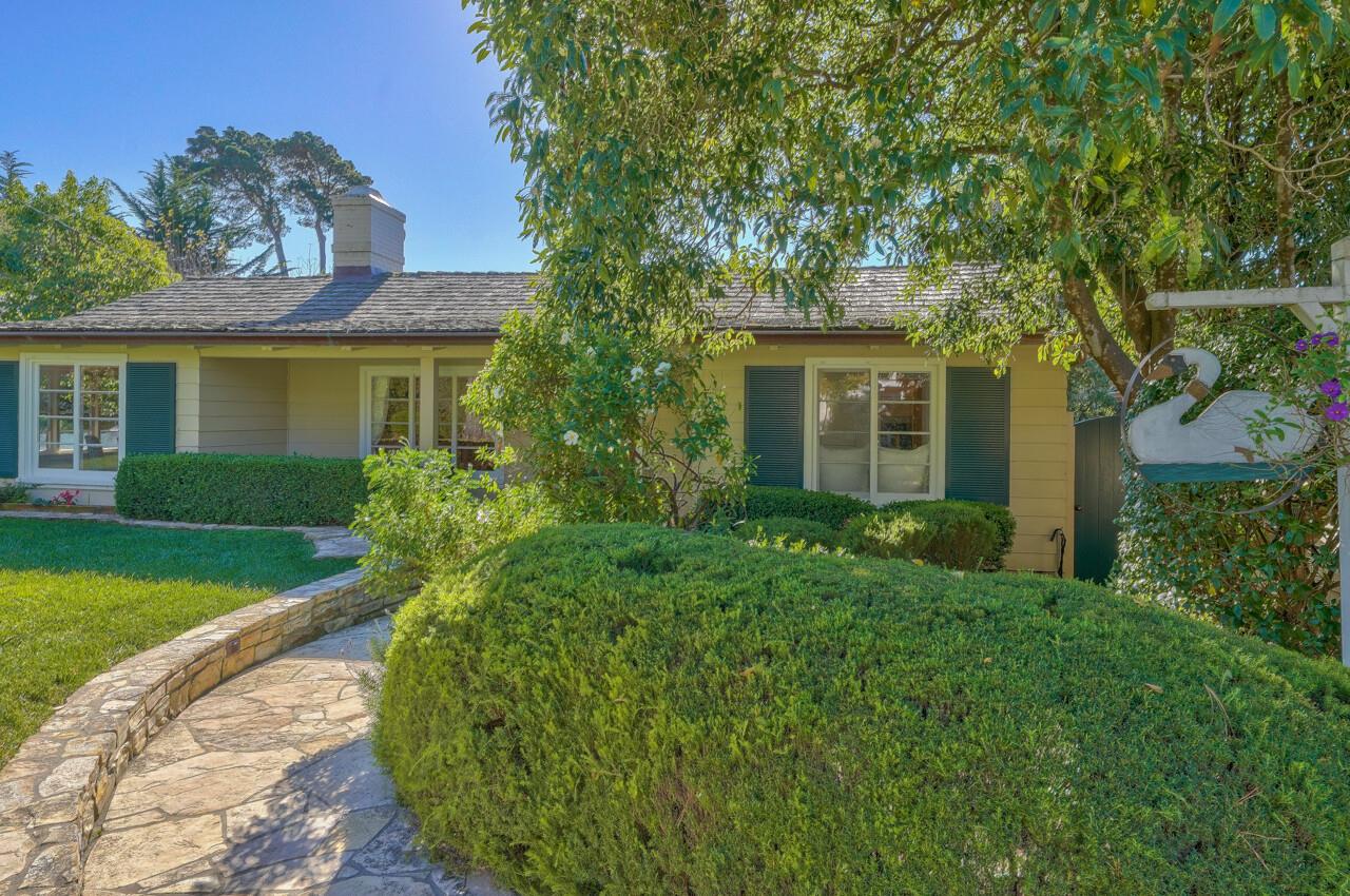 24770 Valley Way Carmel, CA 93923 - Photo 2 of 39 front view of a house with a yard
