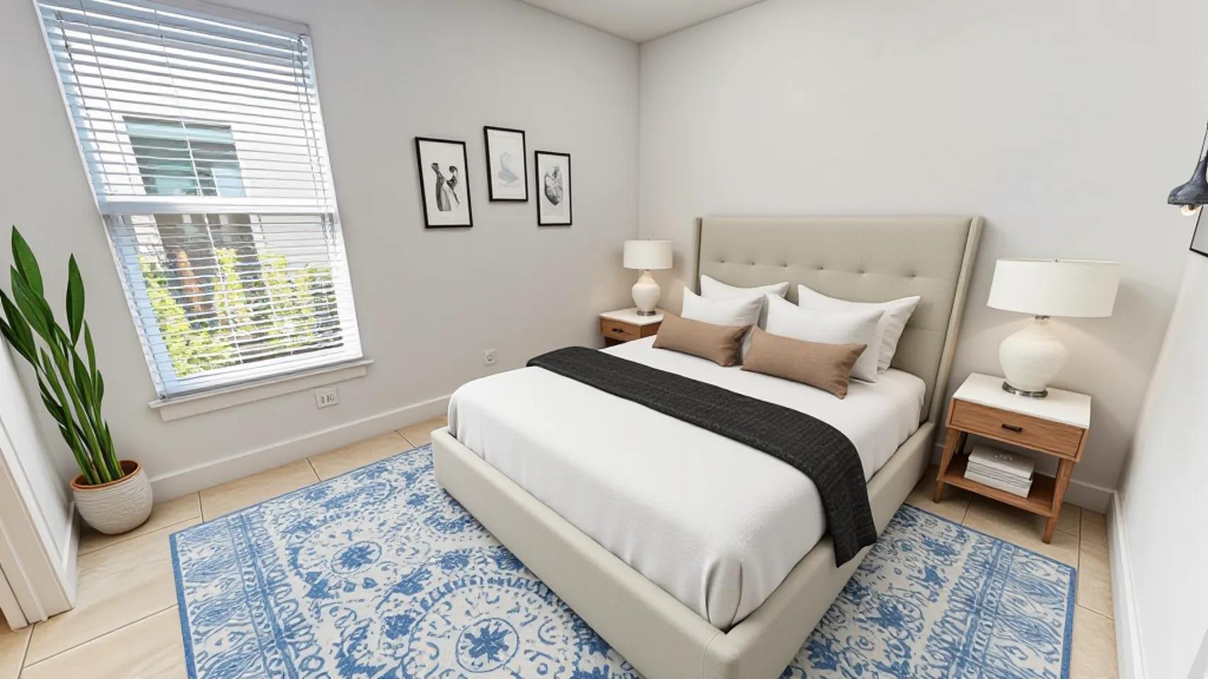 9876 Santini Road Port St. Lucie, FL 34987 - Photo 16 of 45 a bedroom with a bed and a couch