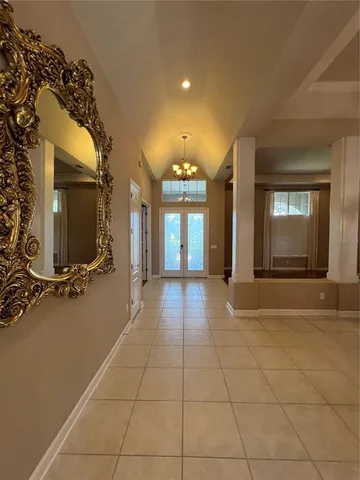 a view of an entryway of a house