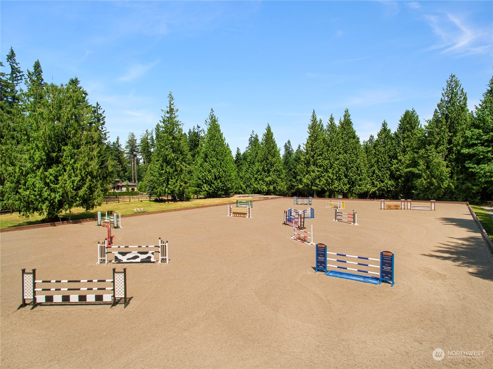 24221 Northeast Union Hill Road Redmond, WA 98053 - Photo 3 of 40 a view of swimming pool with a yard and large trees