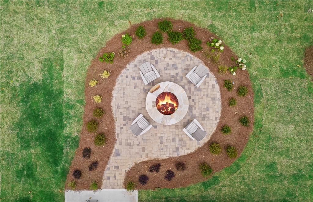 810 Tupelo Way Villa Rica, GA 30180 - Photo 39 of 41 a aerial view of a house with a yard and garden