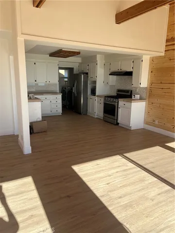 a view of a room with a sink