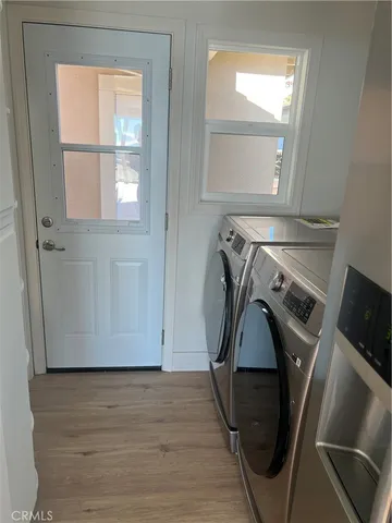 view of an empty room with a window