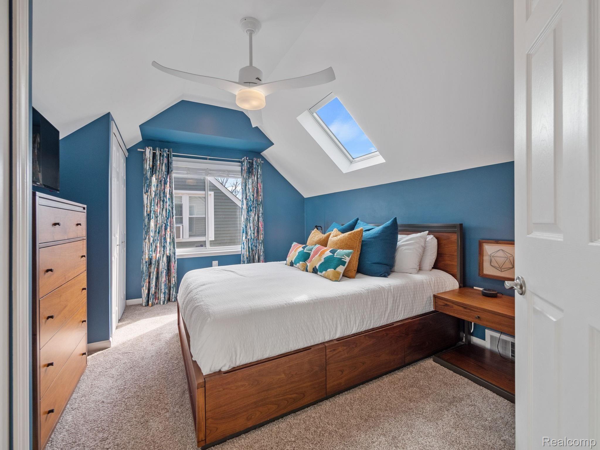 3507 Normandy Road Royal Oak, MI 48073 - Photo 15 of 43 Gorgeous master with Velux Skylights w/ Motorized Solar Shades