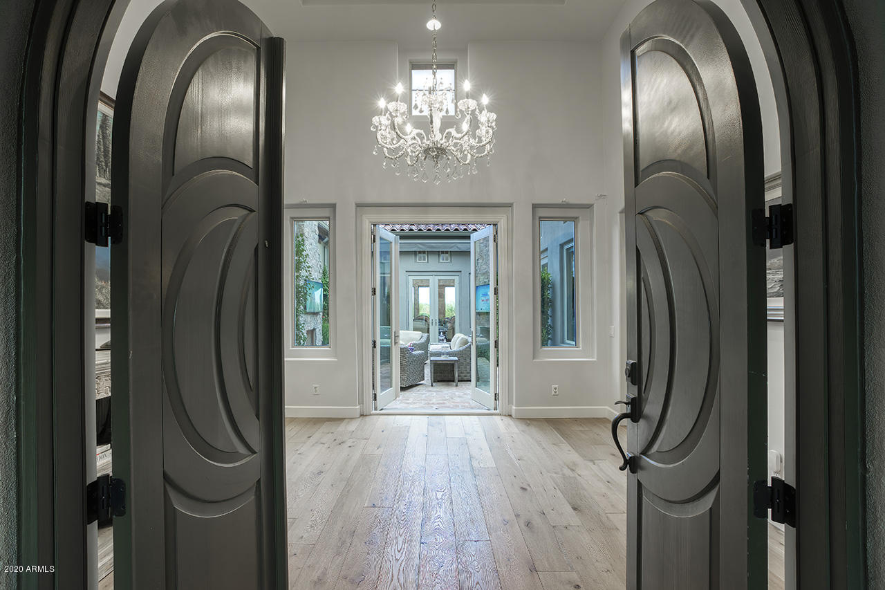 9741 East Mountain Spring Road Scottsdale, AZ 85255 - Photo 8 of 52 Front Entry to Foyer