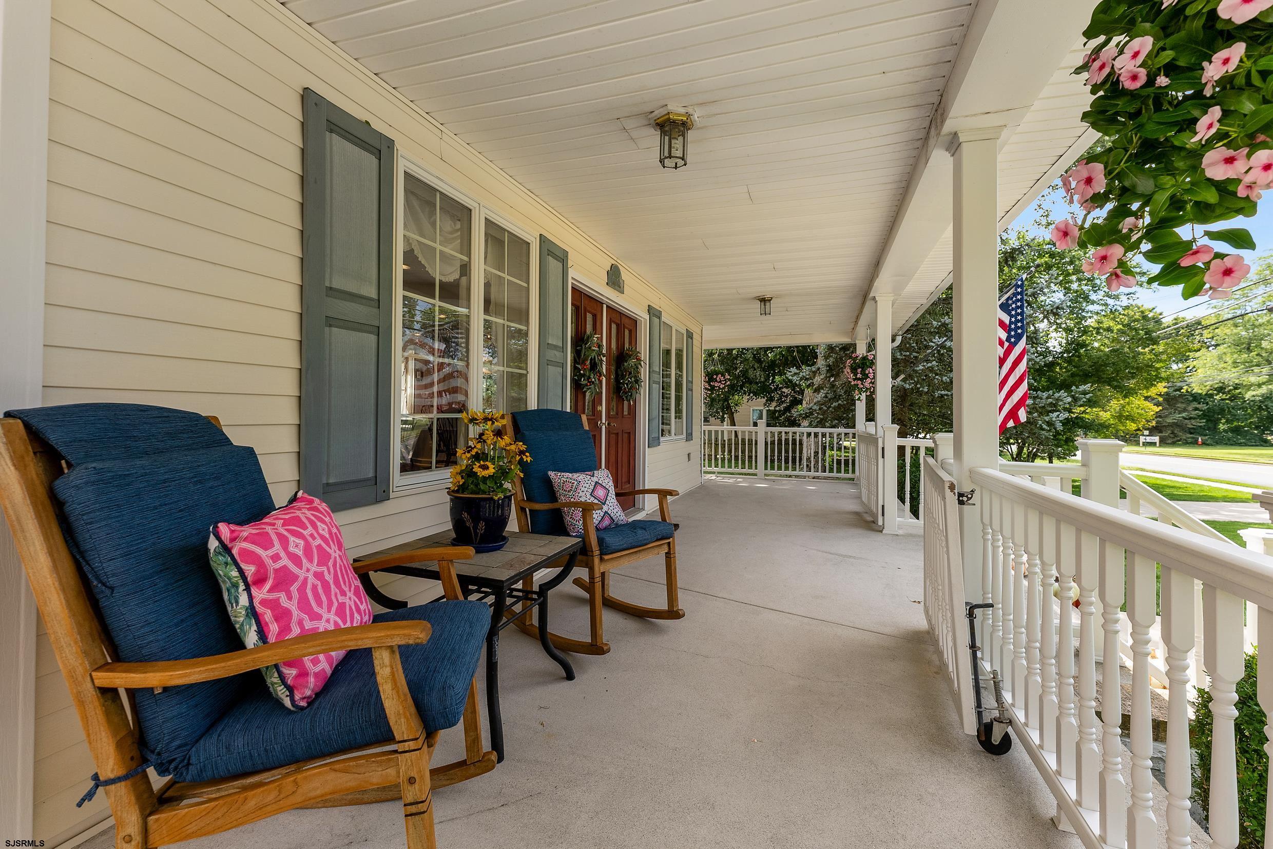 2024 Shore Road Linwood, NJ 08221 - Photo 12 of 51 a view of a patio with table and chairs and potted plants