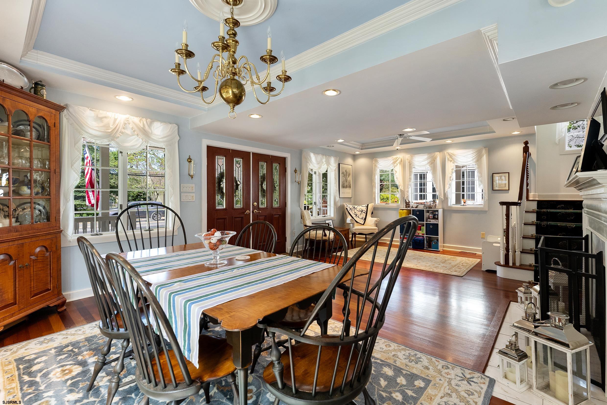 2024 Shore Road Linwood, NJ 08221 - Photo 16 of 51 a view of a dining room with furniture window and wooden floor
