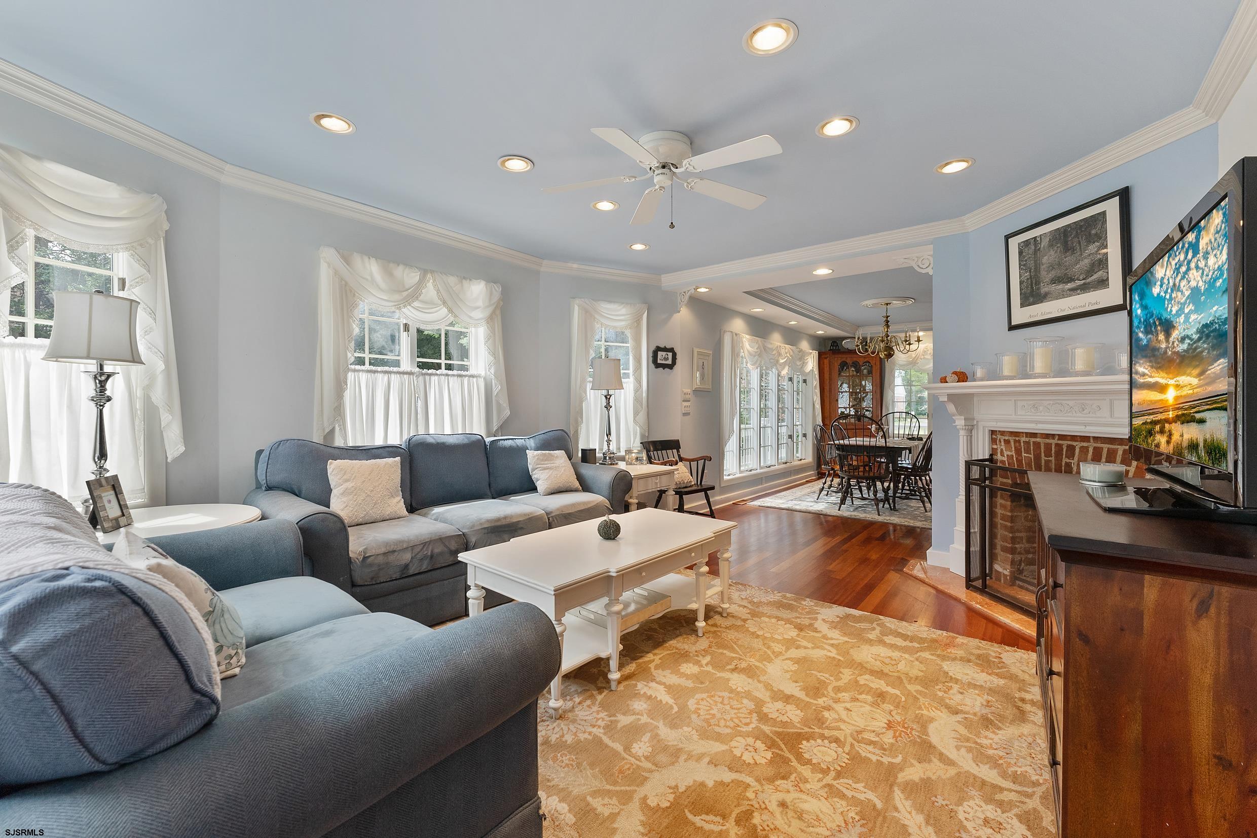 2024 Shore Road Linwood, NJ 08221 - Photo 20 of 51 a living room with furniture and a flat screen tv