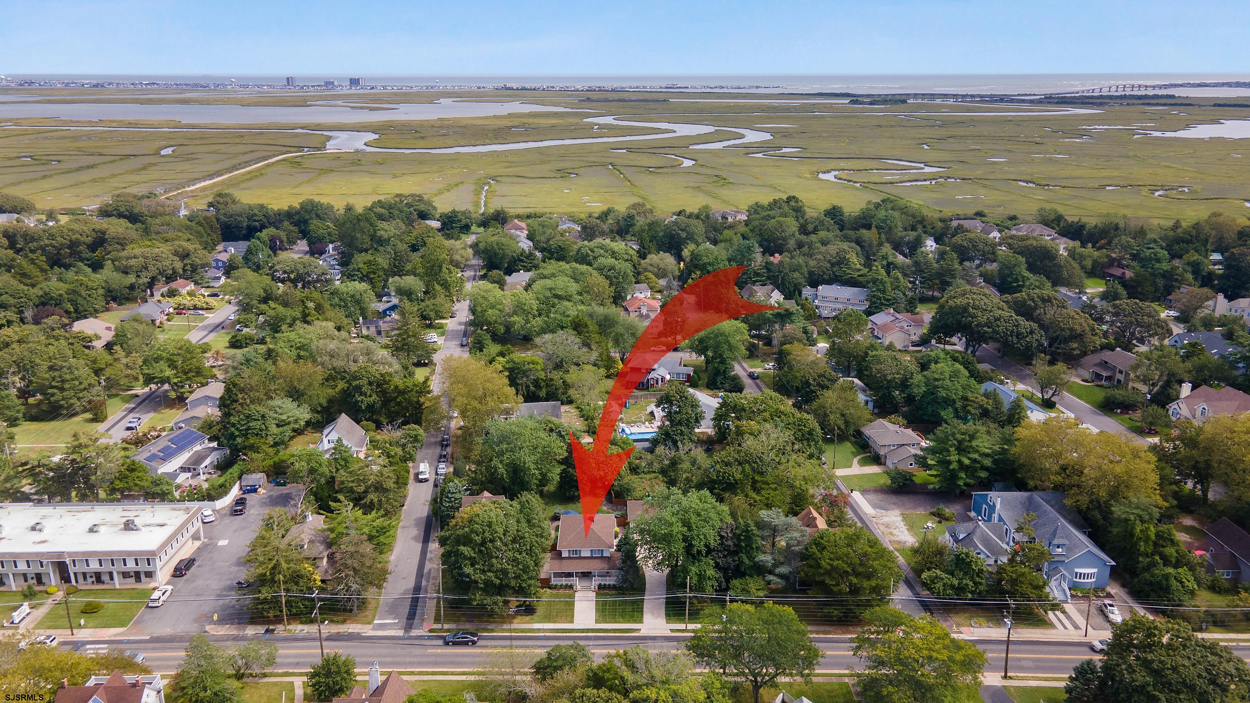2024 Shore Road Linwood, NJ 08221 - Photo 46 of 51 a view of an ocean and a building