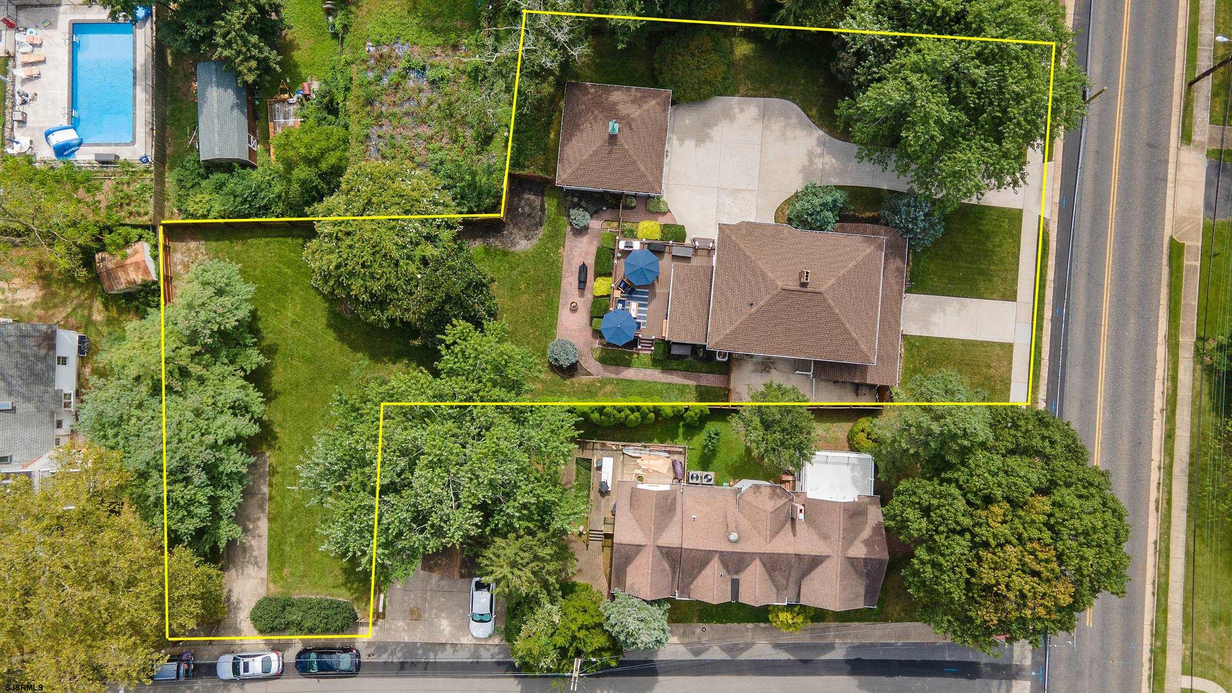 2024 Shore Road Linwood, NJ 08221 - Photo 6 of 51 an aerial view of a house with outdoor space and street view