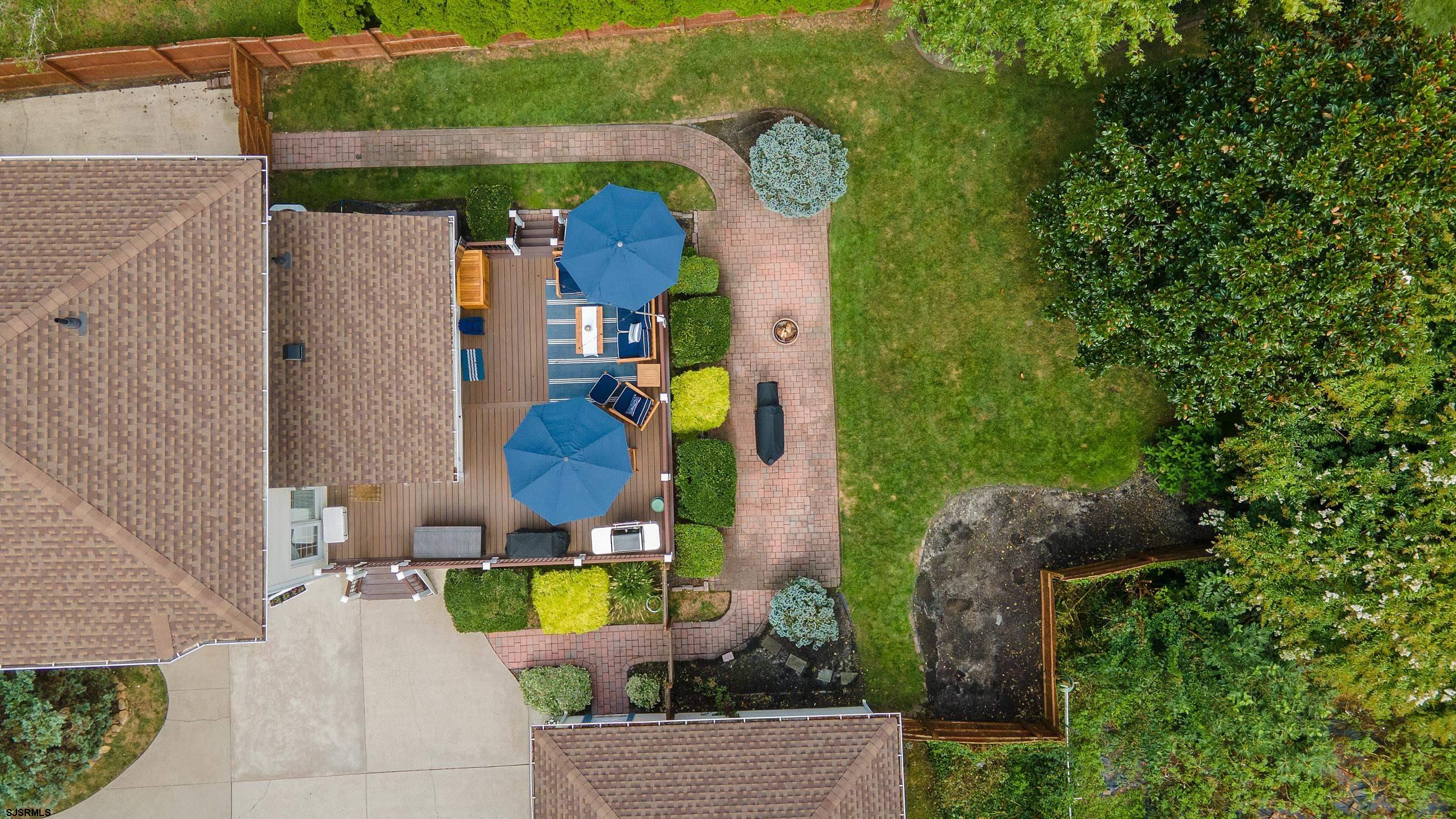 2024 Shore Road Linwood, NJ 08221 - Photo 8 of 51 an aerial view of a house with outdoor space pool seating area and fire pit