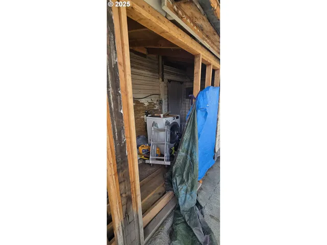 a view of workspace with wooden floor