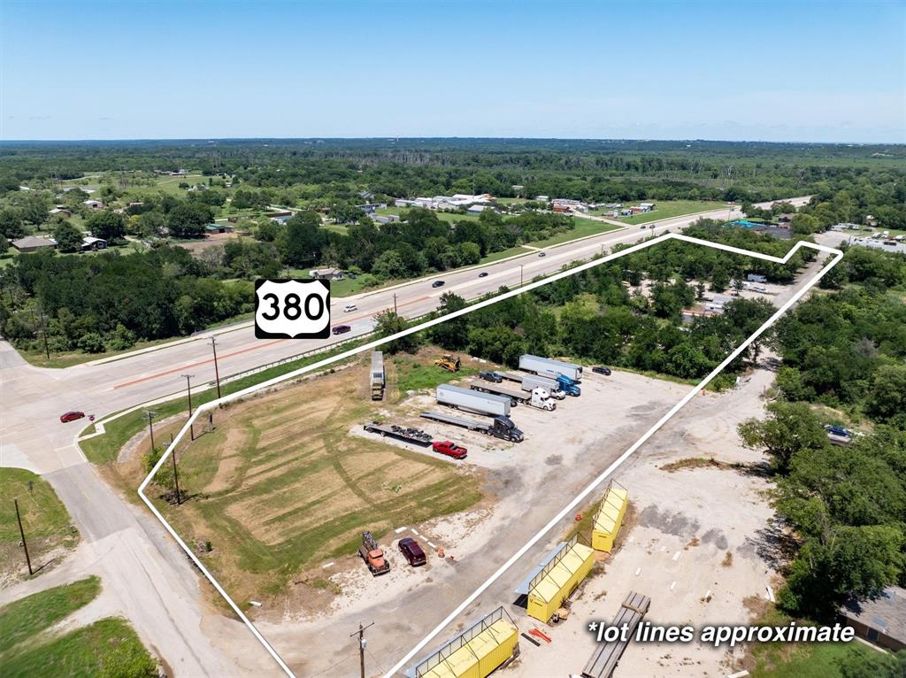 0 Us 380 & Trinity Road Denton, TX 76208 - Photo 7 of 29 Aerial view of property's location with property parcel outlined