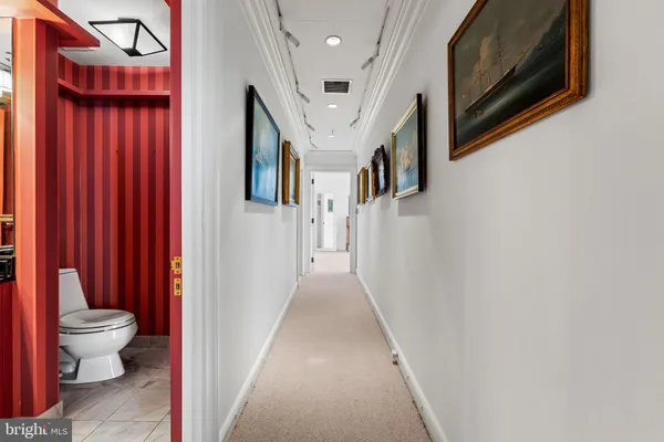 a view of a walk in closet