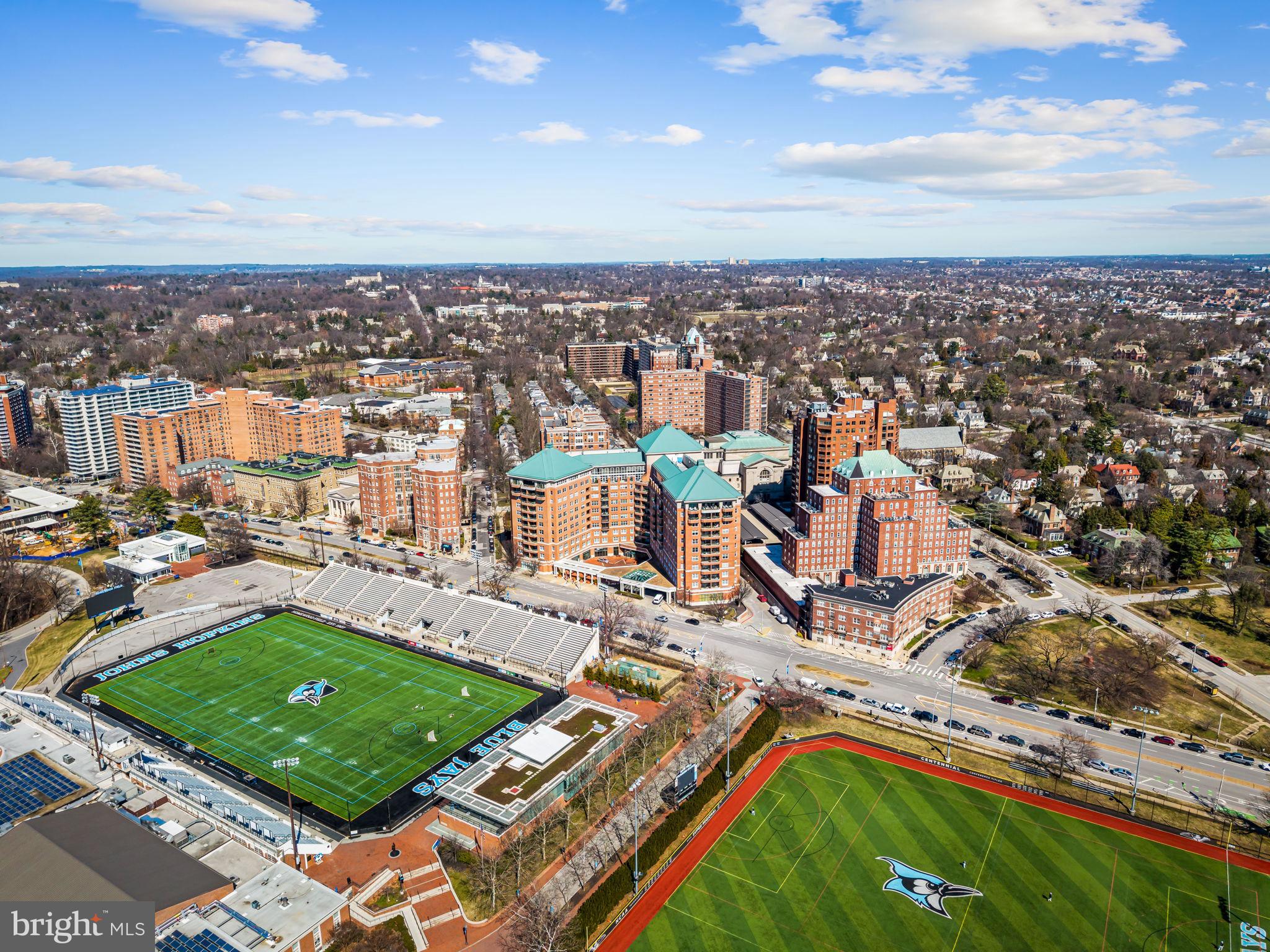 3801 Canterbury Road, Unit 1104 Baltimore, MD 21218 - Photo 66 of 74 an aerial view of a city with lots of residential buildings