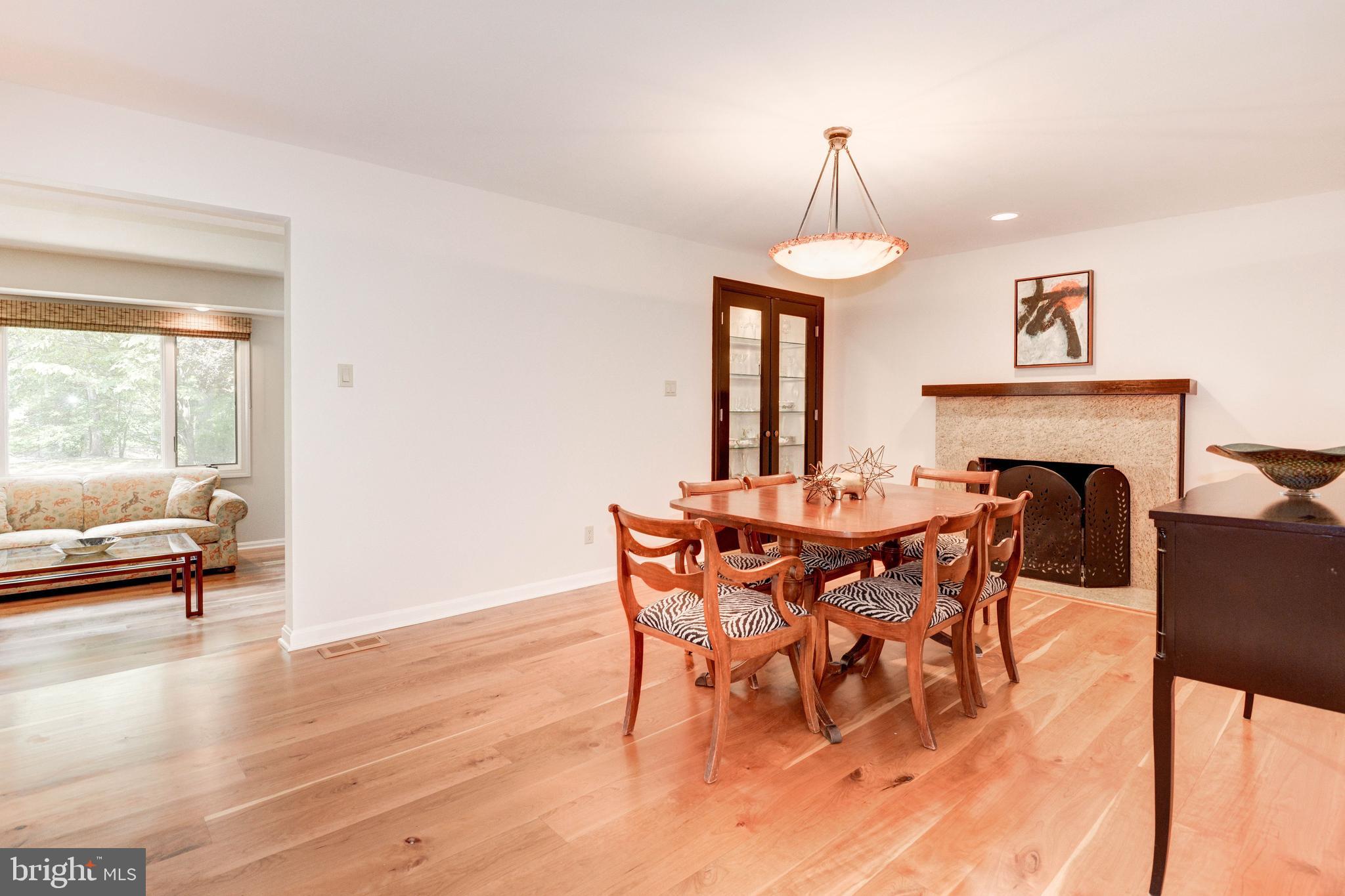 11719 Blue Smoke Trail Reston, VA 20191 - Photo 16 of 76 FIreplace in dining room.