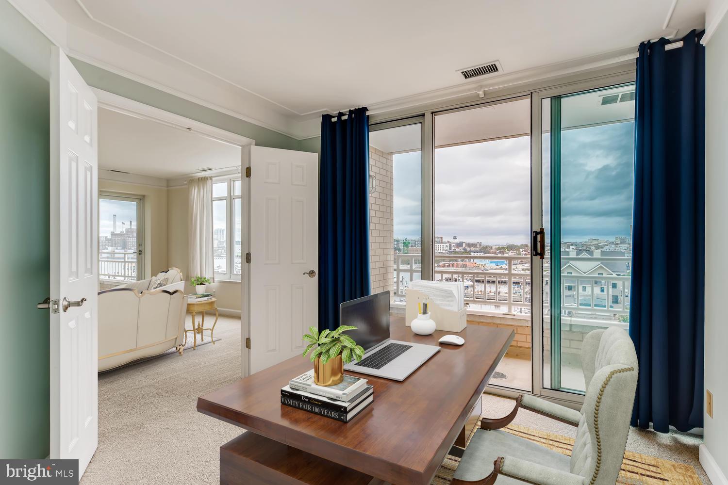 100 Harborview Drive, Unit 612 Baltimore, MD 21230 - Photo 14 of 41 Den/Optional Bedroom w/Private Balcony