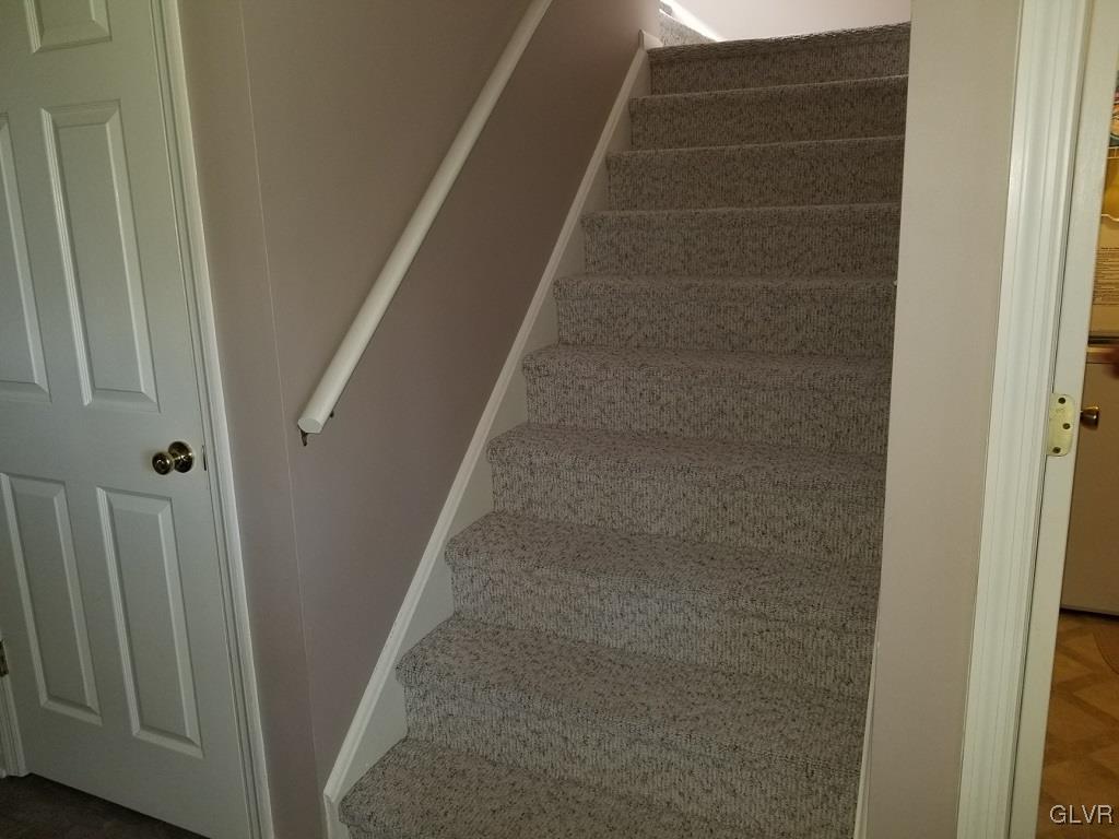1032 Bushkill Center Road Wind Gap, PA 18091 - Photo 36 of 47 a view of staircase with white walls and white door