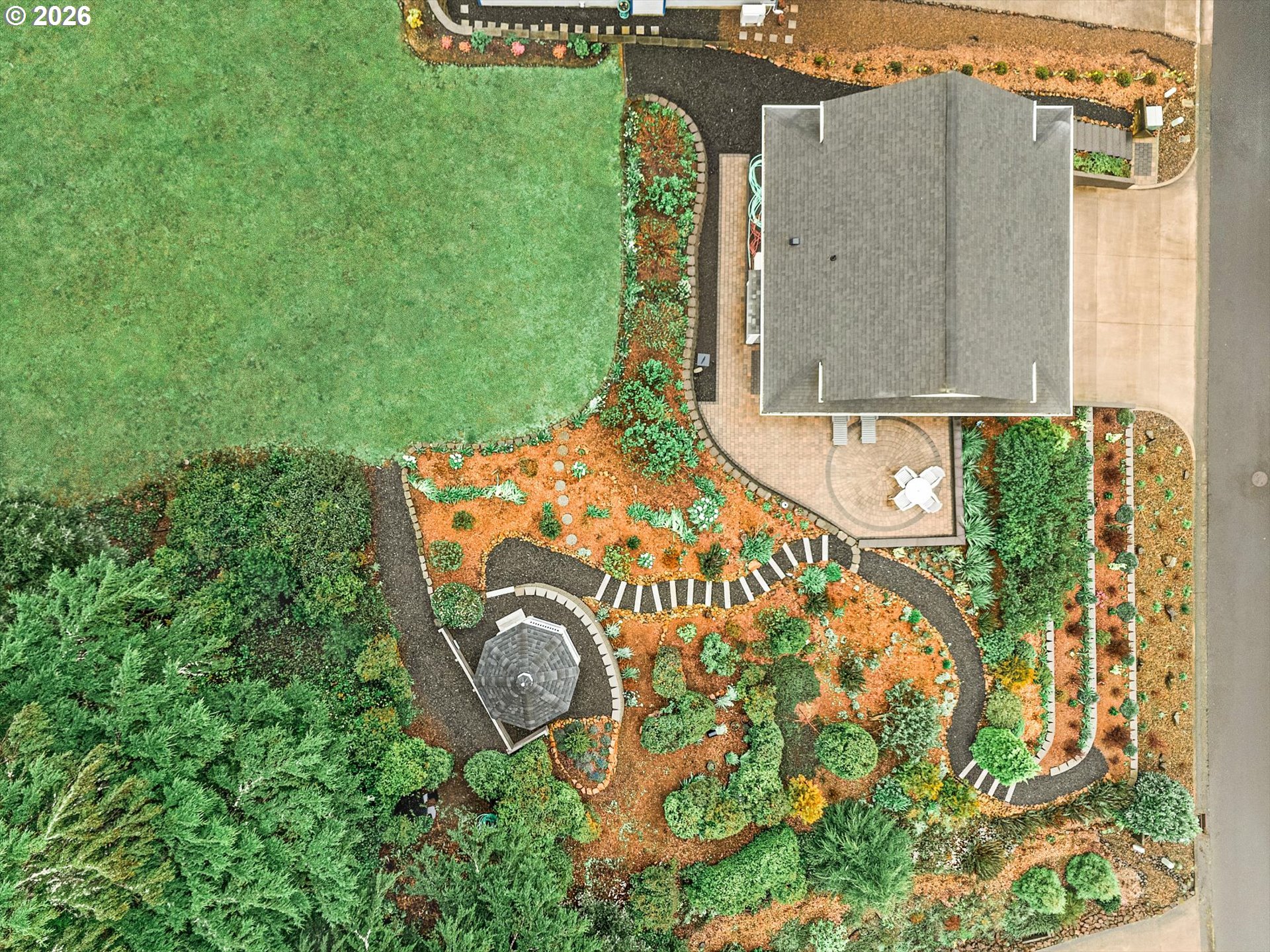 161 Combs Circle Yachats, OR 97498 - Photo 40 of 48 an aerial view of a house having outdoor space