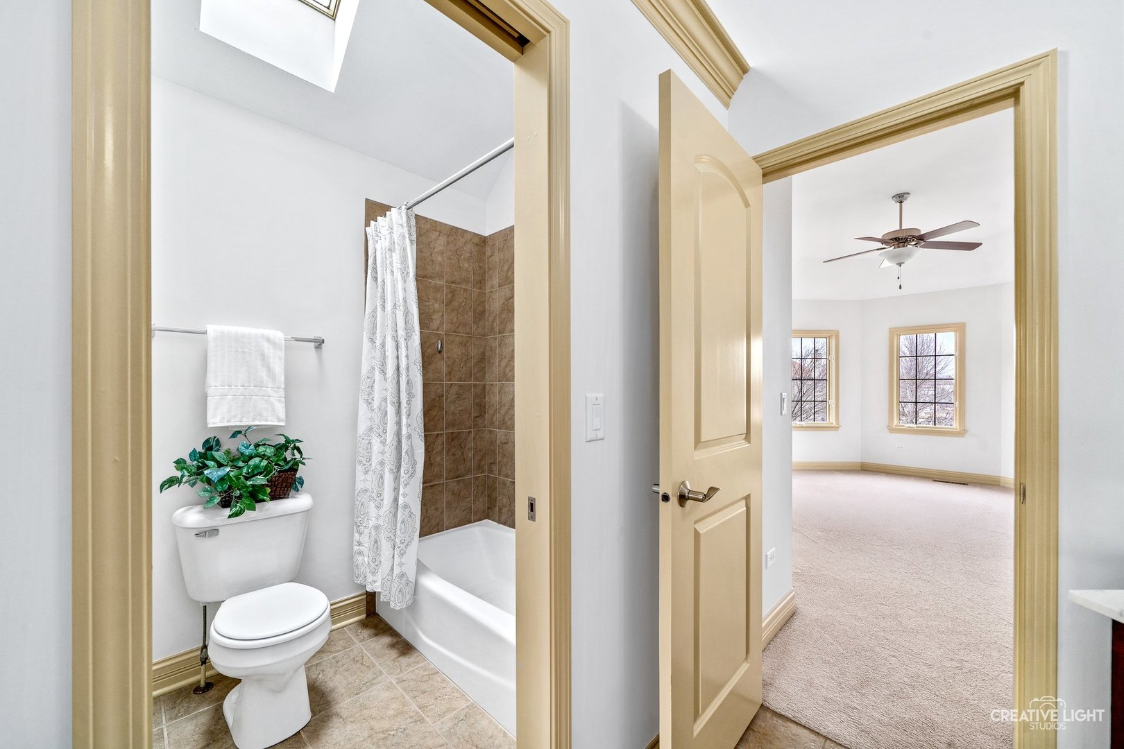 1887 Snead Street Bolingbrook, IL 60490 - Photo 27 of 49 a bathroom with a toilet and a shower