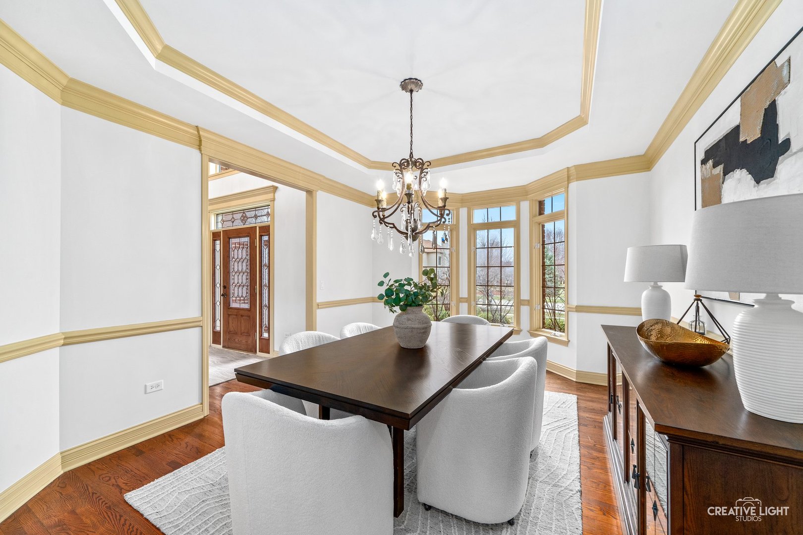 1887 Snead Street Bolingbrook, IL 60490 - Photo 8 of 49 a view of a dining room with furniture window and wooden floor