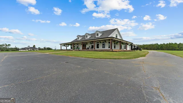a view of an ocean and beach