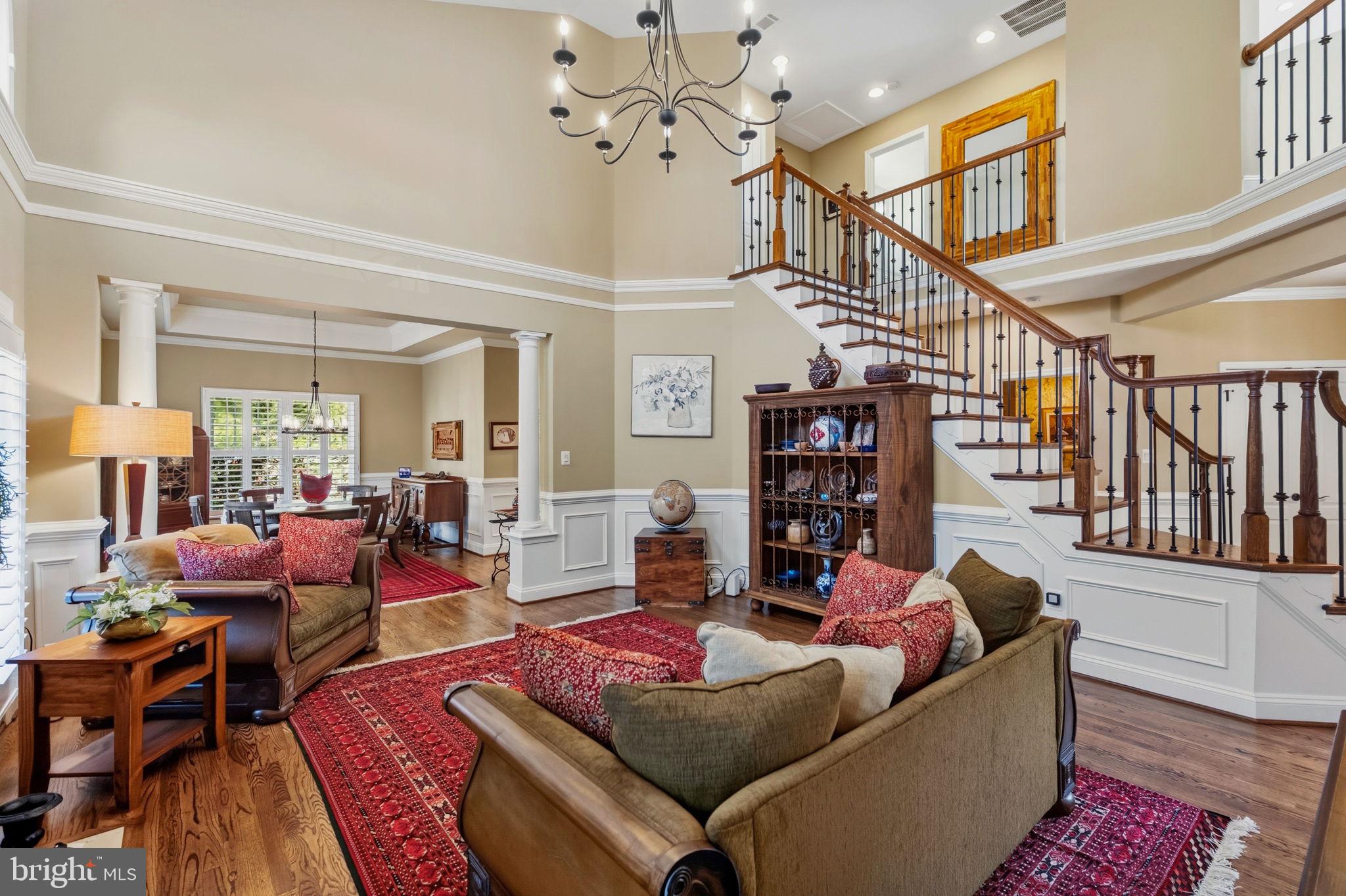 2656 Brook Valley Road Frederick, MD 21701 - Photo 12 of 89 a living room with lots of furniture and a wooden floor