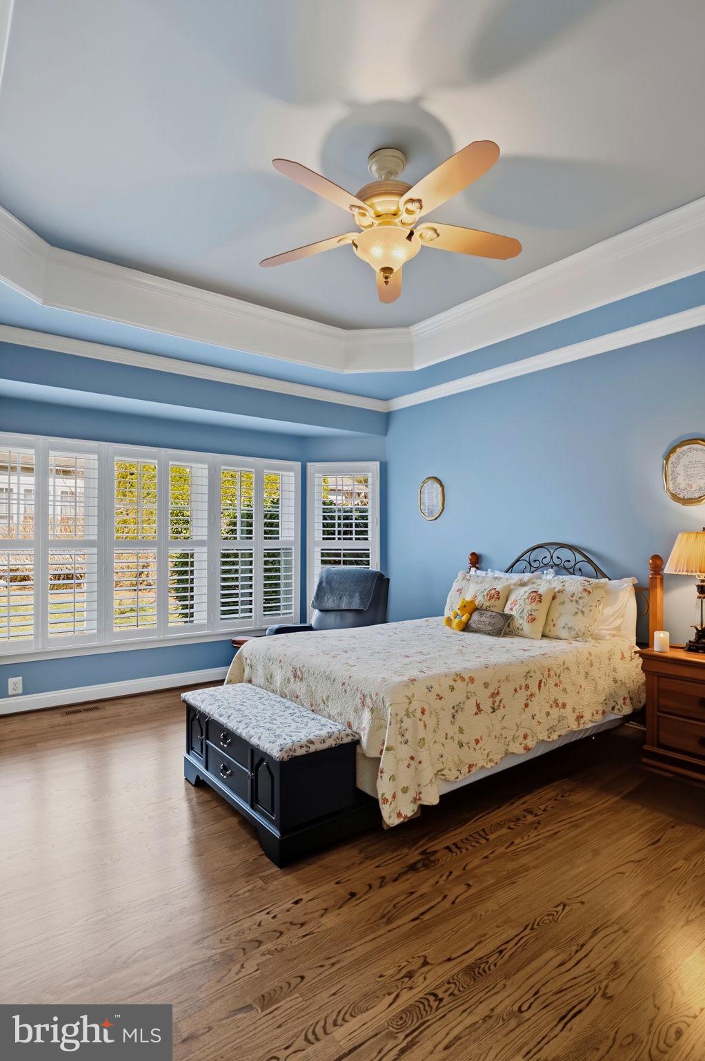 2656 Brook Valley Road Frederick, MD 21701 - Photo 49 of 89 a spacious bedroom with a bed and wooden floor