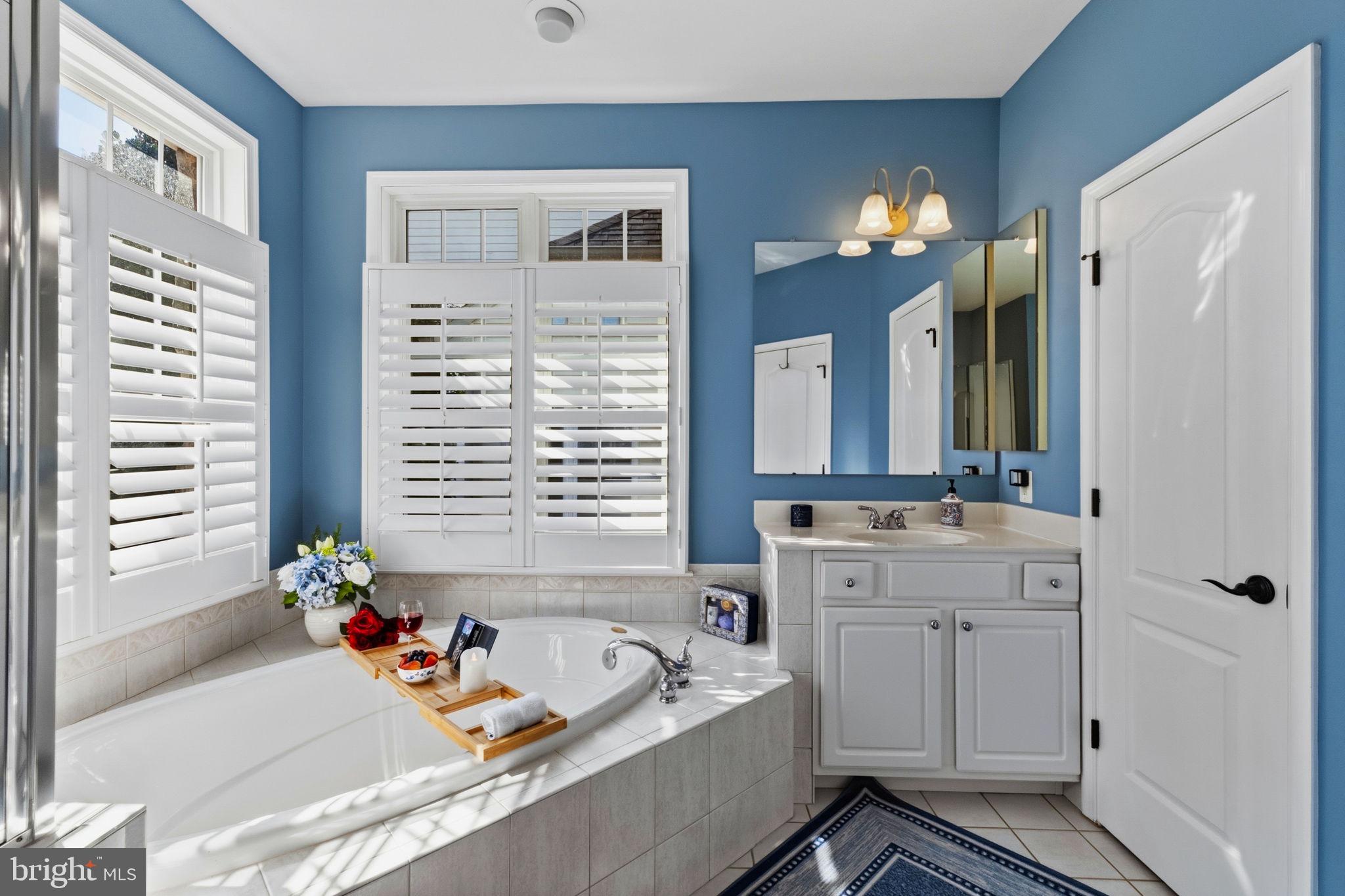 2656 Brook Valley Road Frederick, MD 21701 - Photo 53 of 89 a bath room with a sink tub and a mirror