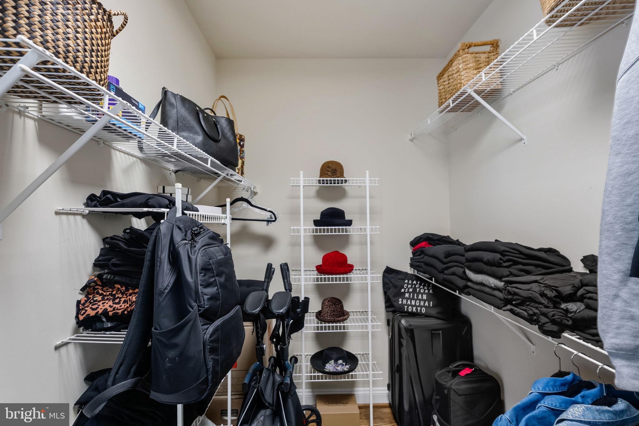 2656 Brook Valley Road Frederick, MD 21701 - Photo 54 of 89 a view of walk in closet with clothes and shoes