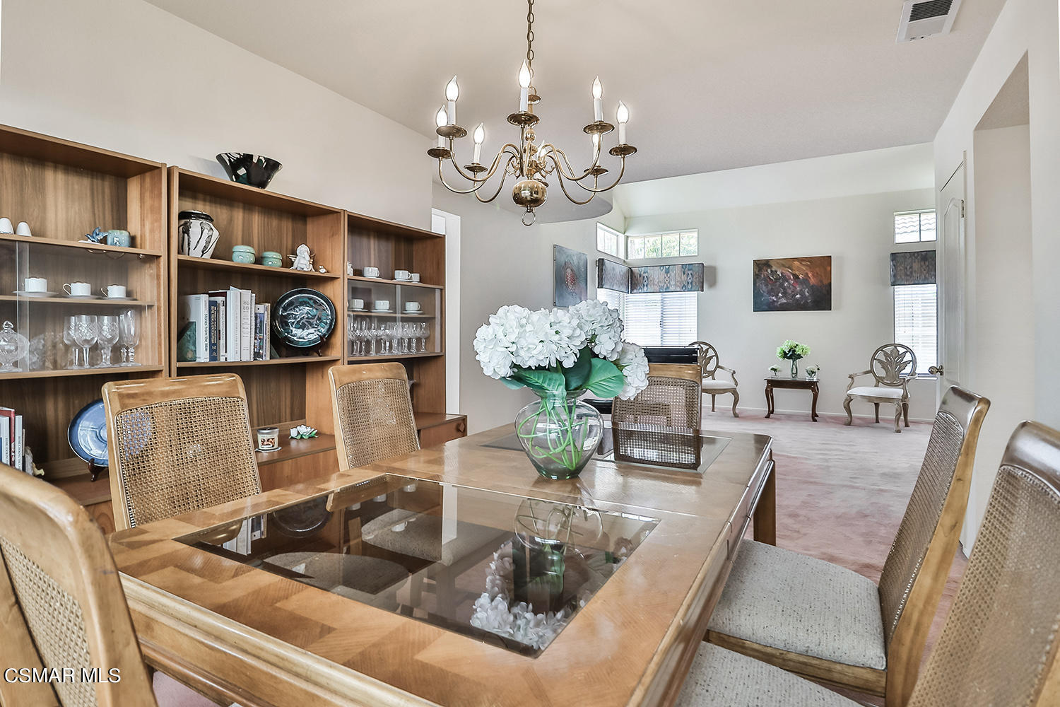 90 Valley Crest Road Simi Valley, CA 93065 - Photo 3 of 19 a living room with furniture and a chandelier