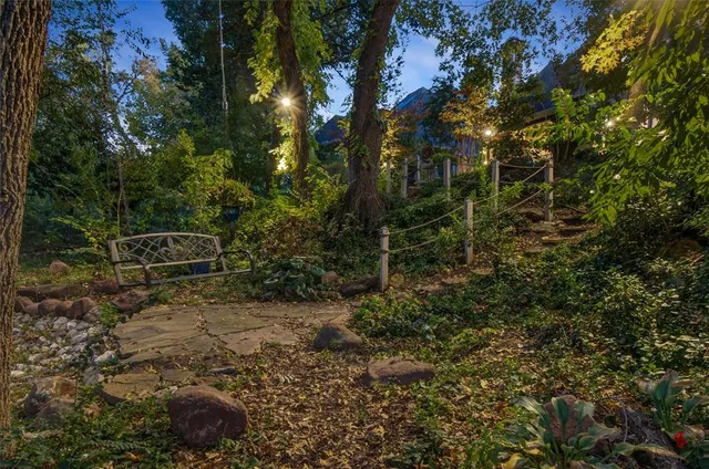 a view of outdoor space and yard