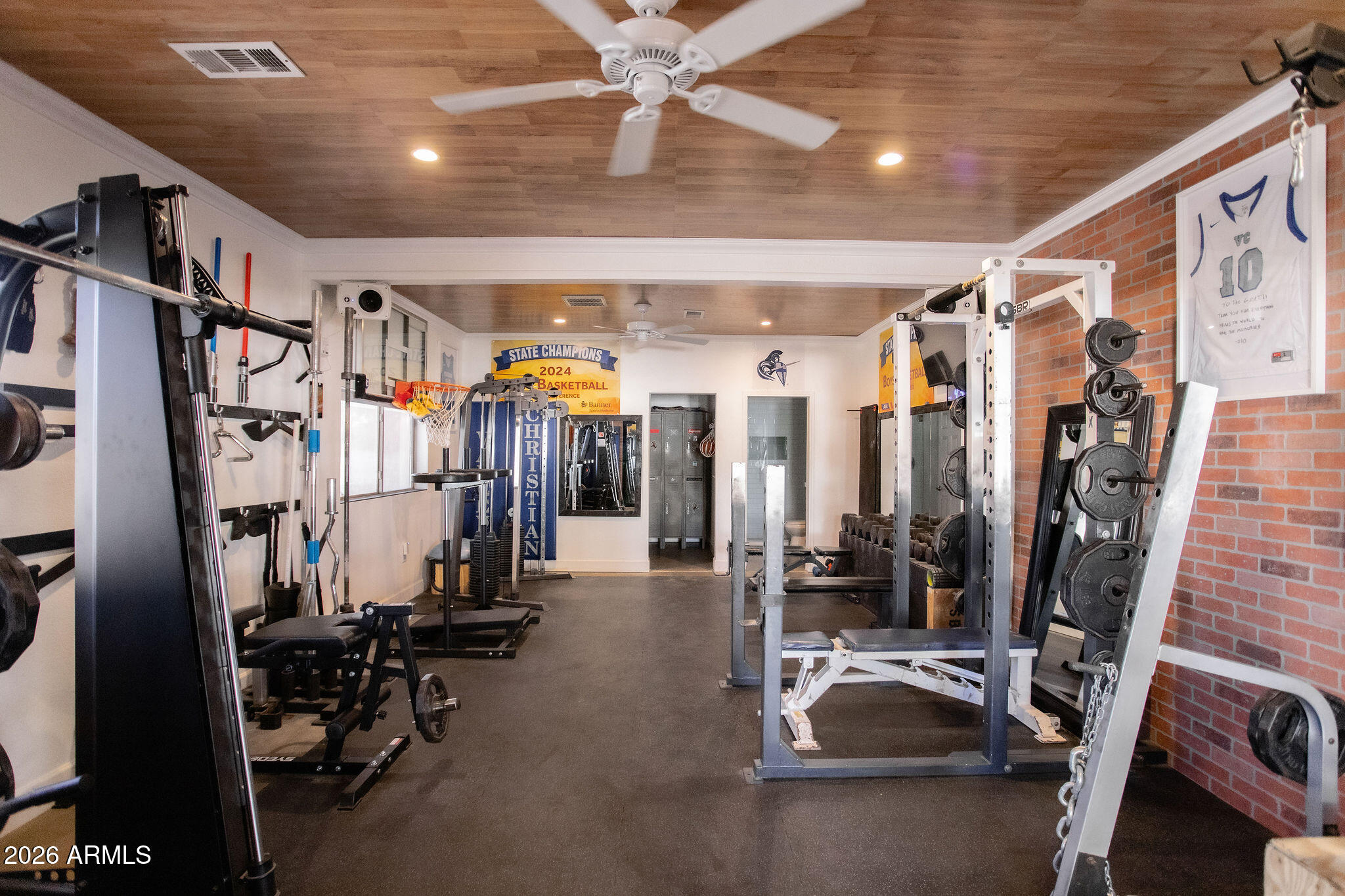 19049 East Cloud Road Queen Creek, AZ 85142 - Photo 46 of 75 a view of a room with gym equipment