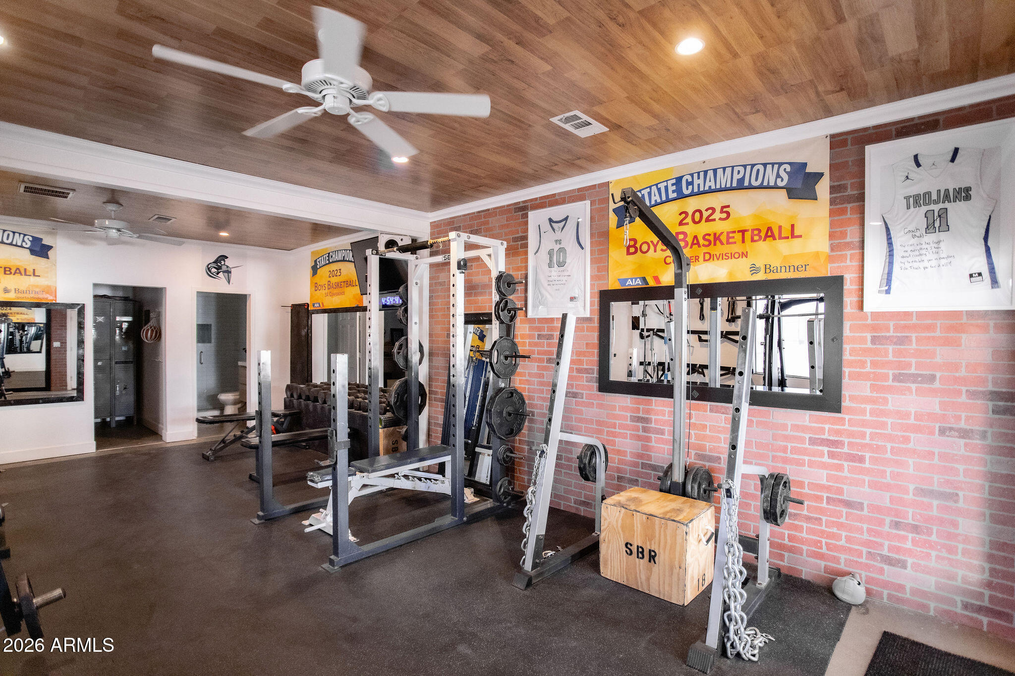 19049 East Cloud Road Queen Creek, AZ 85142 - Photo 47 of 75 a view of a room with gym equipment