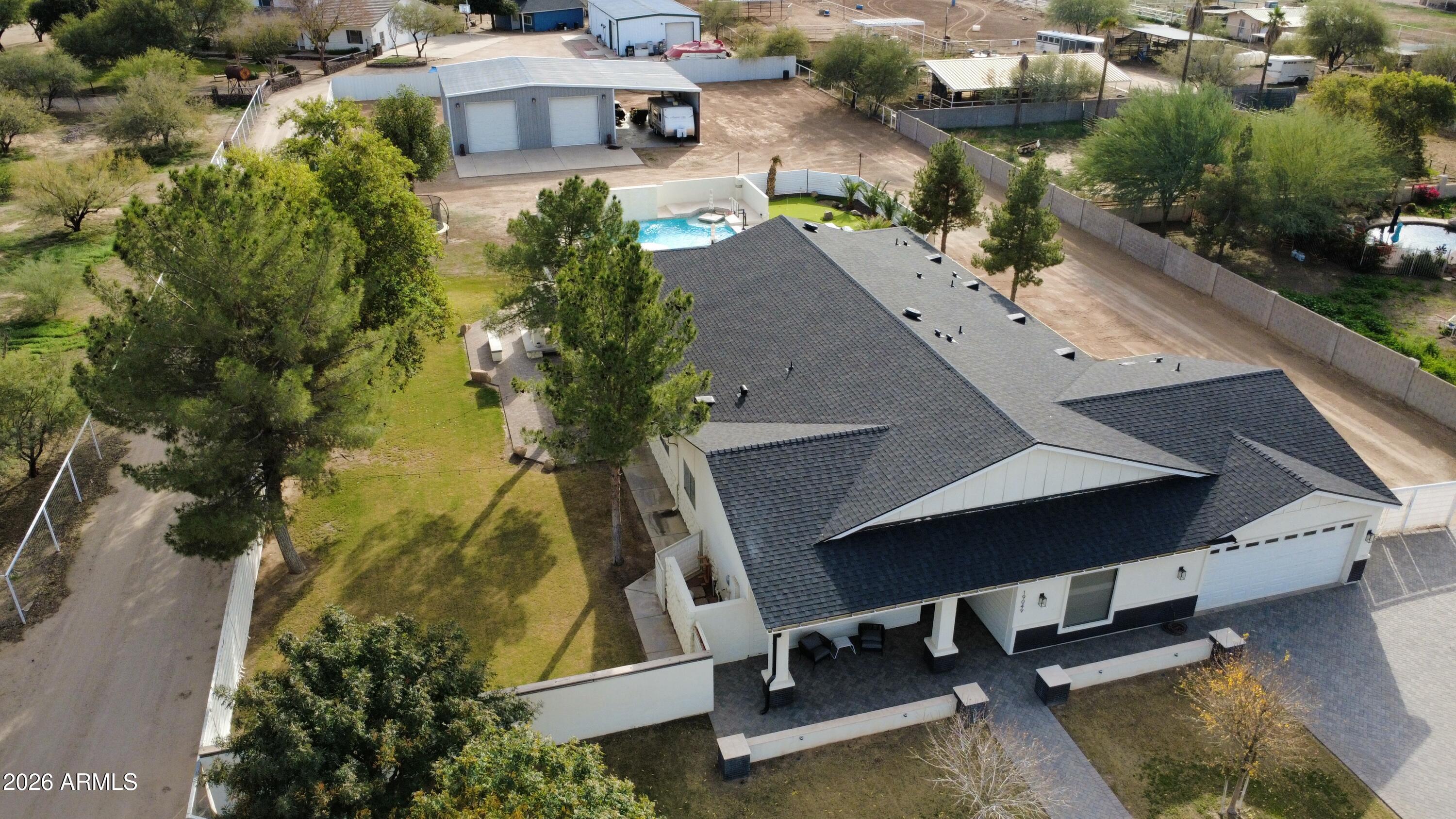 19049 East Cloud Road Queen Creek, AZ 85142 - Photo 5 of 75 an aerial view of houses with yard