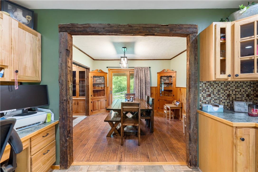 8636 Oak Hill Road Dansville, NY 14807 - Photo 16 of 50 view from kitchen into dining room