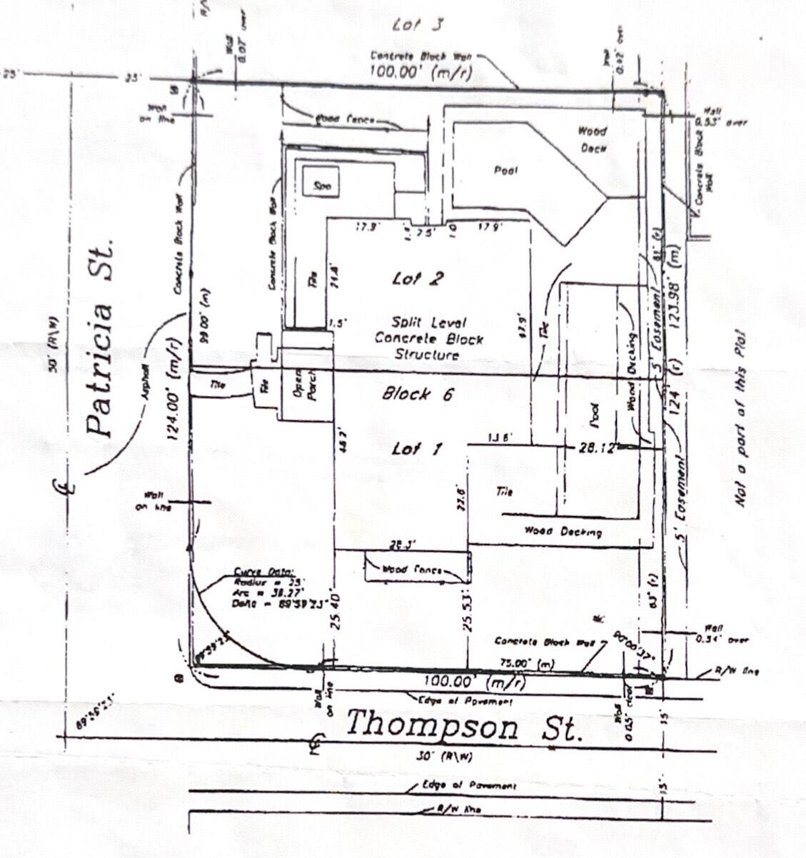1600 Patricia Street Key West, FL 33040 - Photo 34 of 35 OWNER'S SURVEY