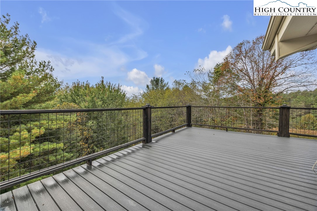 255 Clear View Ridge Crumpler, NC 28617 - Photo 33 of 33 a view of balcony with wooden floor and fence
