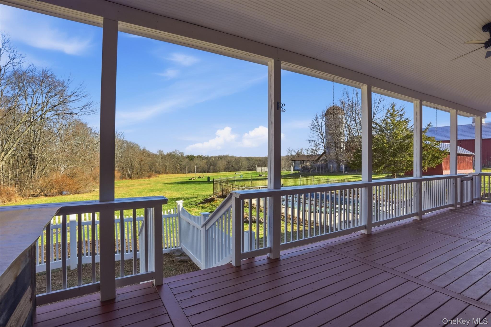 180 Hardenburgh Road Pine Bush, NY 12566 - Photo 3 of 45 Deck overlooking the inground pool and backyard