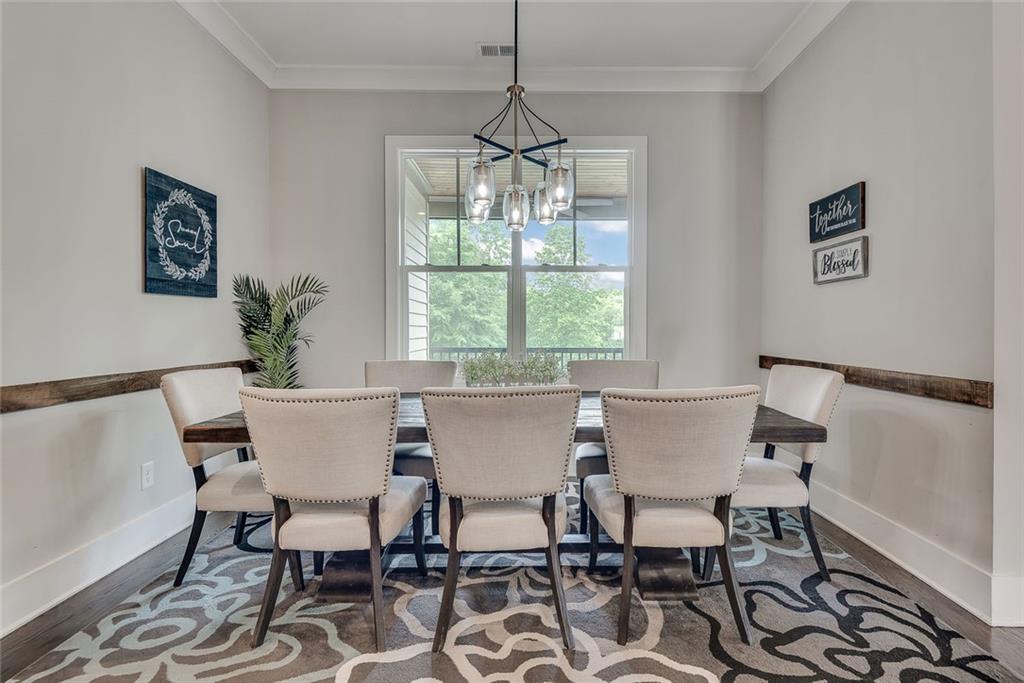 2503 Sugar Pike Road Canton, GA 30115 - Photo 81 of 134 a view of a dining room with furniture window and outside view