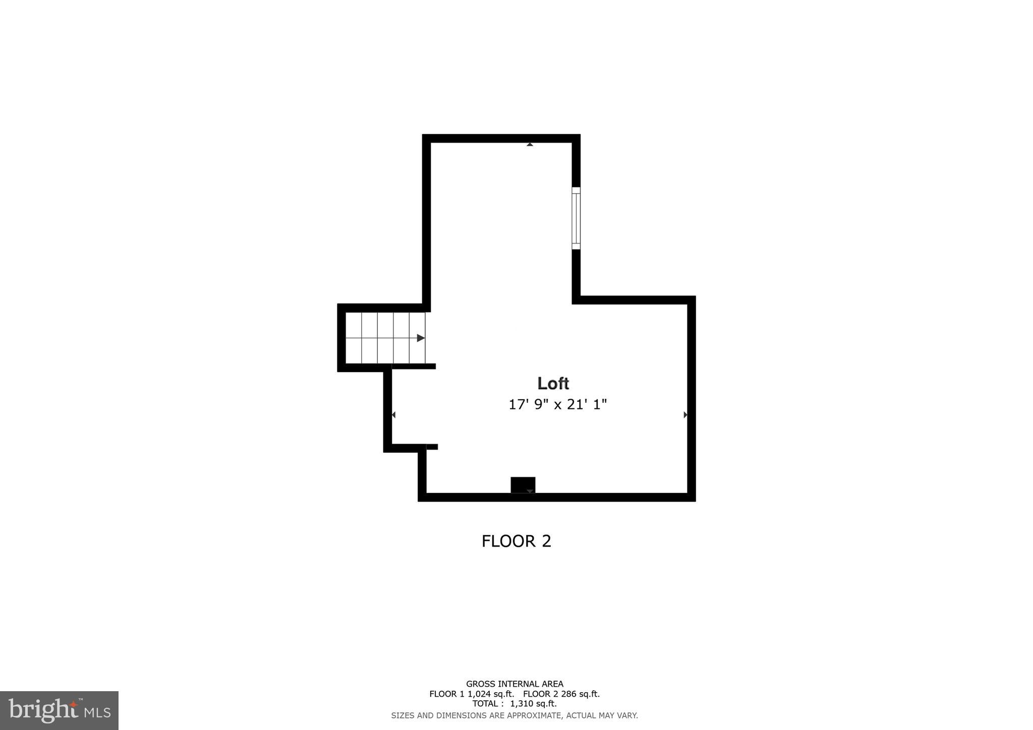 2160 California Street Northwest, Unit 101 Washington, DC 20008 - Photo 17 of 18 Floor Plan Loft