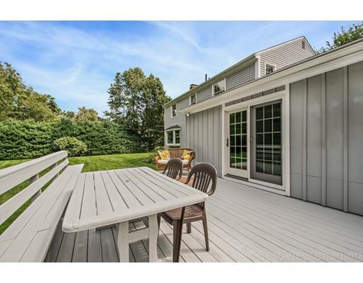 8 Jefferson Drive Acton, MA 01720 - Photo 24 of 38 a view of deck with table and chairs and wooden floor