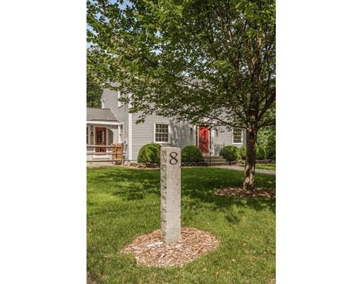 8 Jefferson Drive Acton, MA 01720 - Photo 31 of 38 a backyard of a house with table and chairs