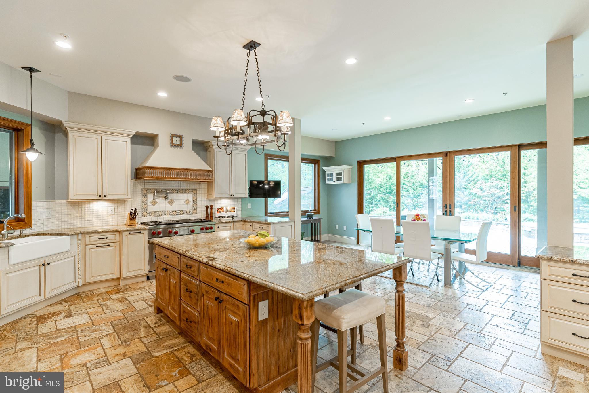 9900 Newhall Road Potomac, MD 20854 - Photo 12 of 45 Gourmet Kitchen w/ Access to Covered Patio