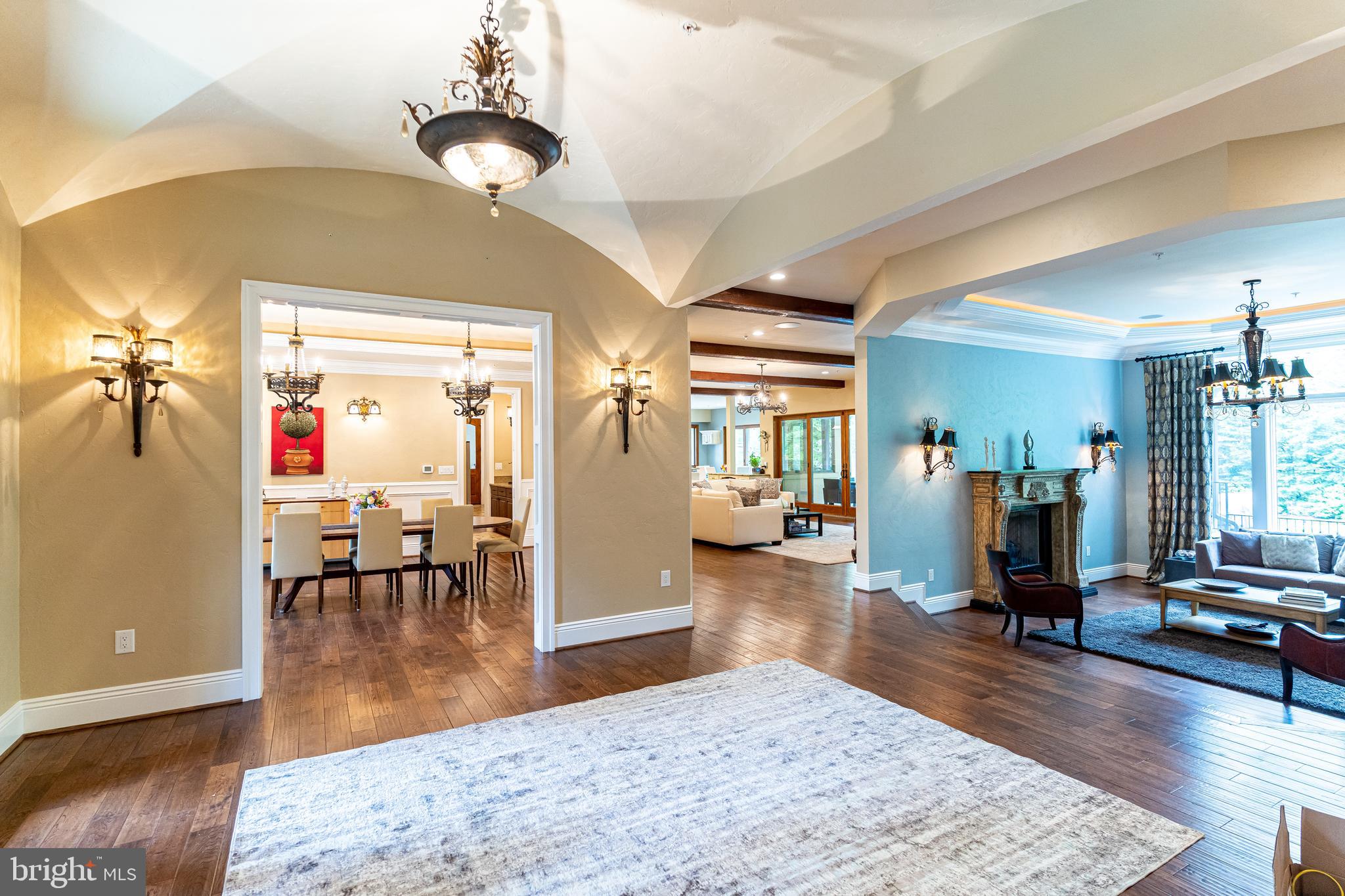9900 Newhall Road Potomac, MD 20854 - Photo 3 of 45 Open Concept Living View from Foyer